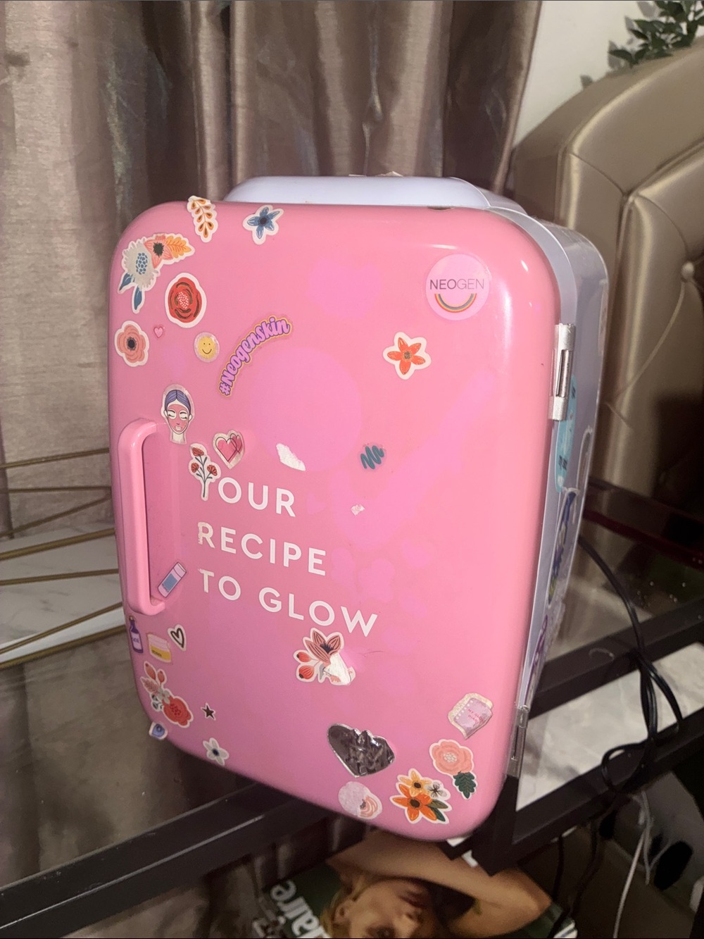 Neogen Pink Mini Fridge LIMITED ADDITION -   GLOW RECIPE EDITION